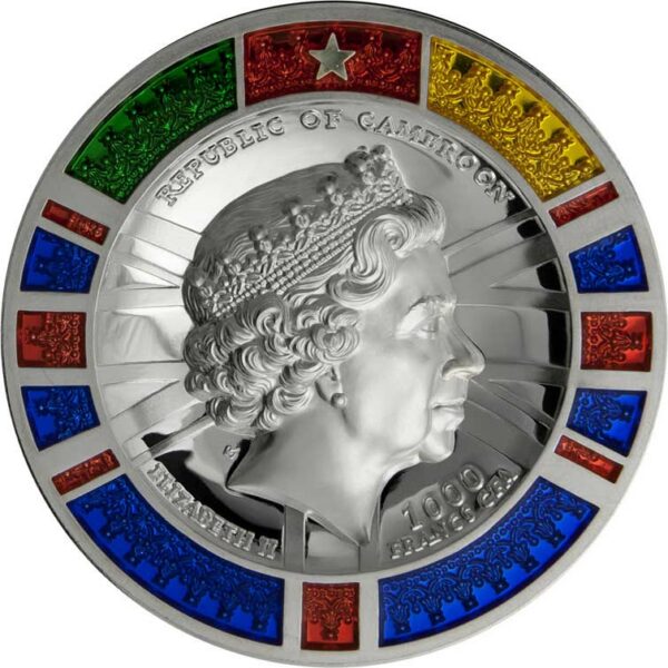 2020 Cameroon Polar Bear Ultra High Relief Silver Coin
