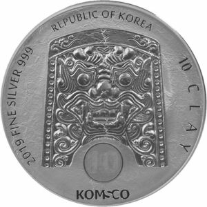 2019 Korea 10 Ounce Zi:Sin Scrofa Silver Medal