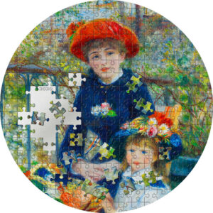 2020 Palau 3 Ounce Renoir Two Sisters Micropuzzle Treasures Silver Coin