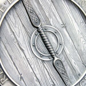 2020 Cameroon 3 Ounce Legendary Warriors Viking Axeman Silver Coin