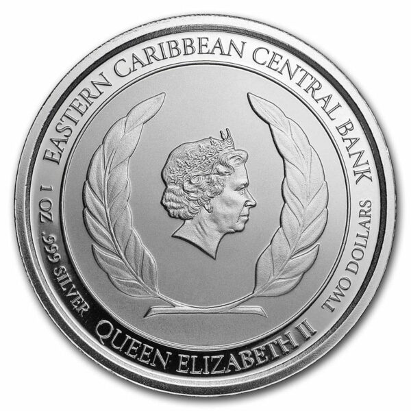 2018 Anguilla Lobster 1 Ounce Silver Coin