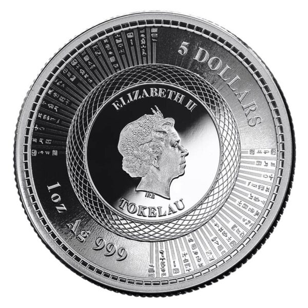 2020 Tokelau 1 Ounce Vivat Humanitas BU Silver Coin