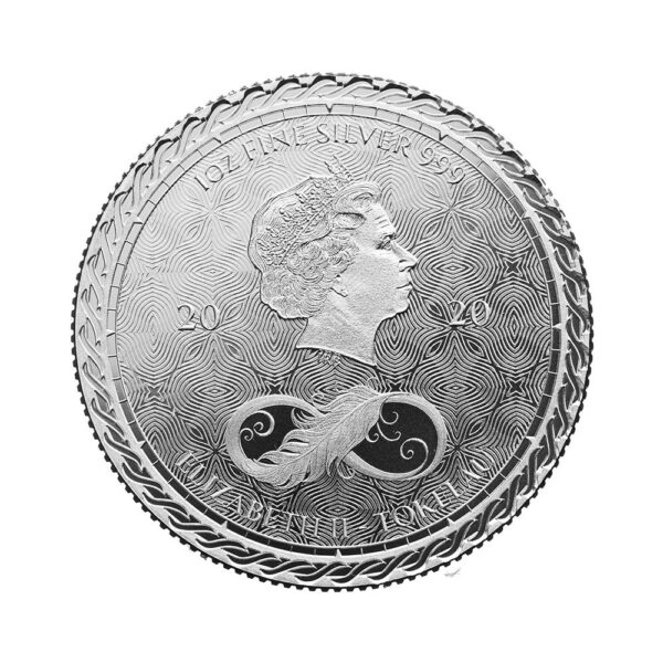 2020 Tokelau 1 Ounce Chronos .999 BU Silver Coin
