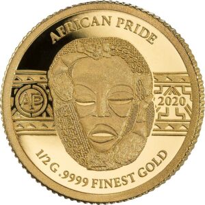 2020 African Pride 7 X 1/2 Gram Cradle of Humankind Gold Coin 5