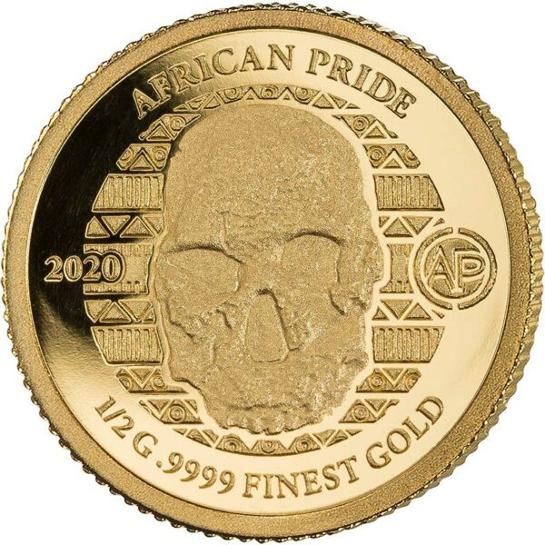 2020 African Pride 14 Nation 7 X 1/2 Gram Gold Coin 7