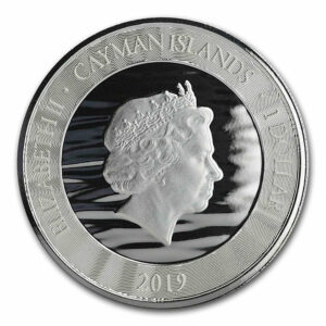 2019 Cayman Islands 1 Ounce Marlin .999 BU Silver Coin