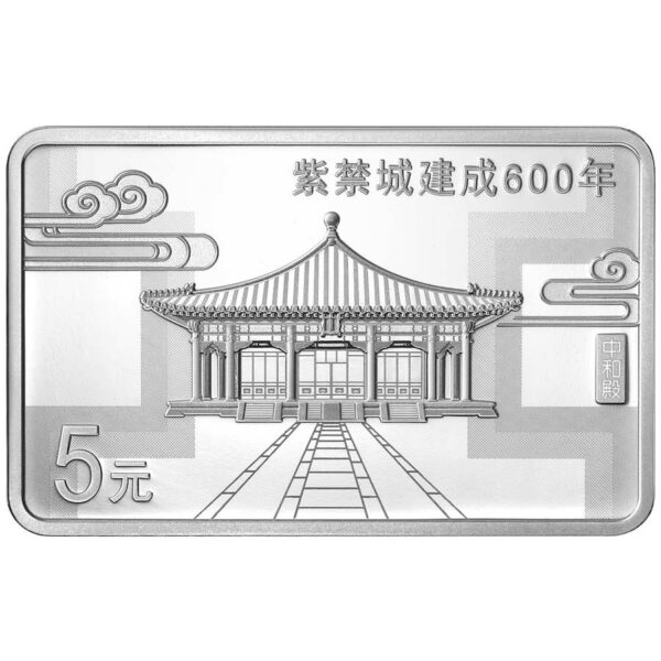2020 China 3 X 15 Gram 600th Anniversary Forbidden City Silver Proof Coin 2
