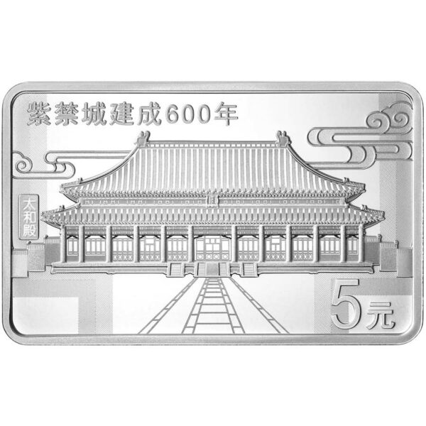 2020 China 3 X 15 Gram 600th Anniversary Forbidden City Silver Proof Coin 3