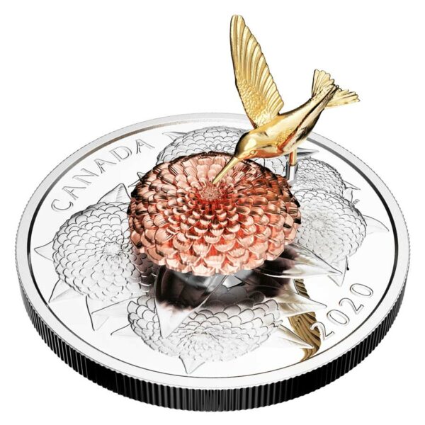 The Hummingbird & the Bloom Silver Proof Coin
