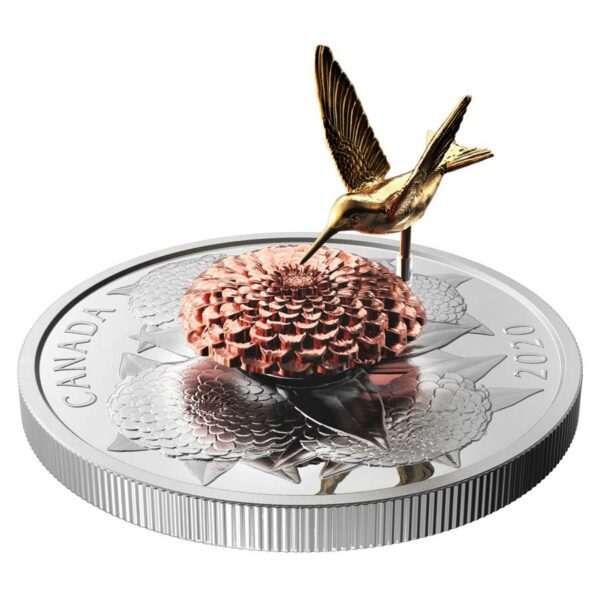 2020 Canada Hummingbird & the Bloom Silver Proof Coin