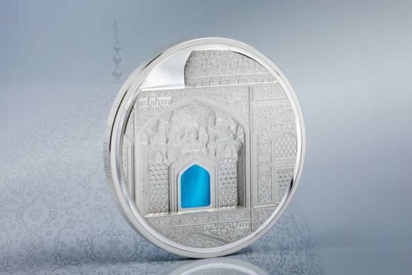 2020 Palau Tiffany Art Isfahan High Relief Silver Proof Coin