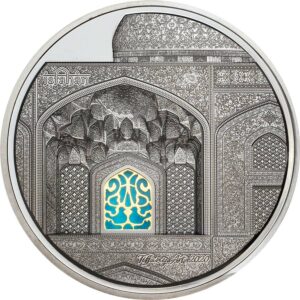 2020 Palau 5 Ounce Tiffany Art Isfahan High Relief Black Proof Silver Coin