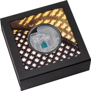 2020 Palau Tiffany Art Isfahan Black Proof Silver Coin