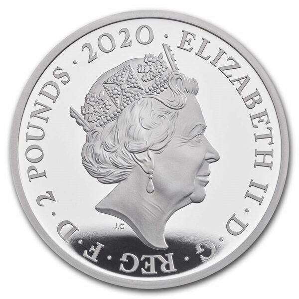 2020 Great Britain 1 Ounce Elton John - Music Legends Silver Coin