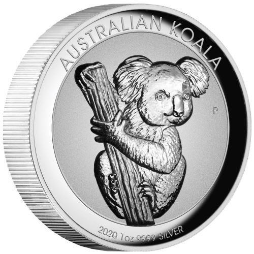 2020 Australia 1 Ounce Koala Incused High Relief Silver Coin