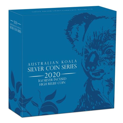 2020 Koala Incused High Relief Silver Coin