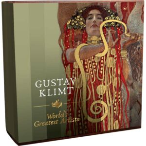 Ghana 2 Ounce Gustav Klimt World's Greatest Artists Silver Coin