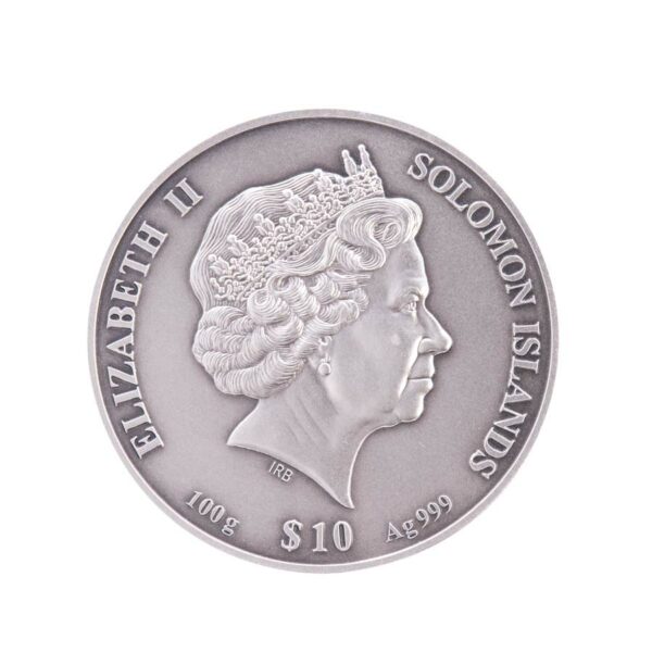 2020 Solomon Islands 100 Gram 4-Layer 600th Ann Forbidden City Silver Coin