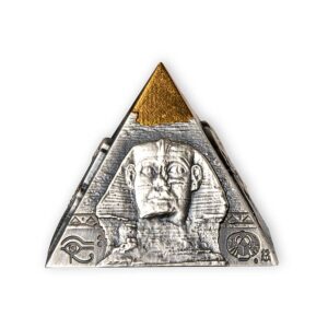 2021 Djibouti 5 Ounce Khafre Pyramid of Giza Silver Coin