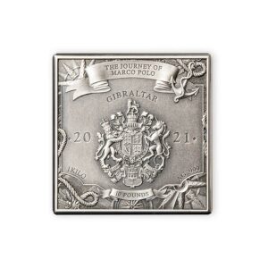 Gibraltar 1 Kilogram Journey of Marco Polo Silver Coin