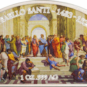 2020 Raffaello Sanzio da Urbino School of Athens Silver Coin