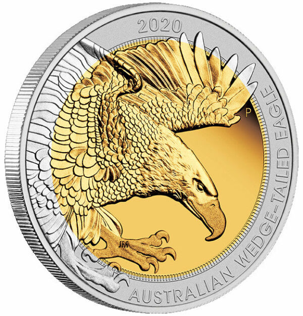 2020 Australia 1.5 Ounce Wedge-Tailed Eagle Bi-Metallic Proof Coin