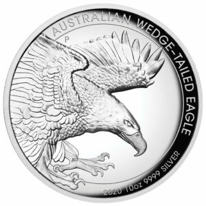 2020 Australia 10 Ounce Wedge Tailed Eagle High Relief Silver Proof Coin