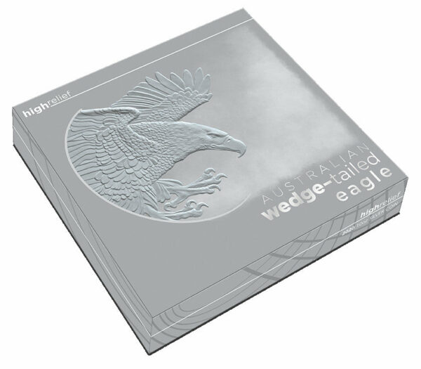 Wedge-Tailed Eagle 10 Ounce High Relief .9999 Silver Proof Coin