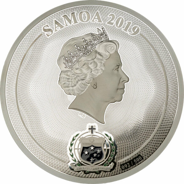 2019 Samoa 1 Kilogram Mastersize Elephant 20th Anniversary Commemorative Proof Like Silver Coin