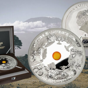 2019 Samoa 1 Kilogram Mastersize Somalian Elephant 20th Anniversary Commemorative Silver Coin