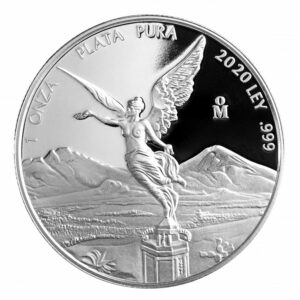 2020 Mexico 1 Ounce Libertad .999 Silver Proof Coin