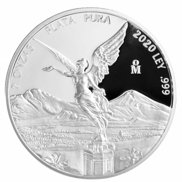 2020 Mexico 2 Ounce Libertad .999 Silver Proof Coin