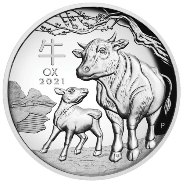 2021 Australia 1 Ounce Year of the Ox High Relief Silver Proof Coin