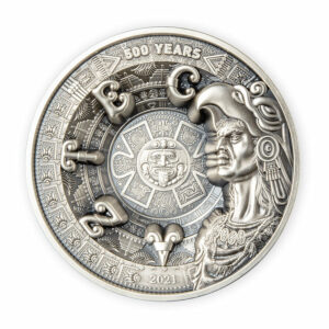 2021 Samoa 1 Kilogram Aztec Empire Multilayer Ultra High Relief Silver Coin