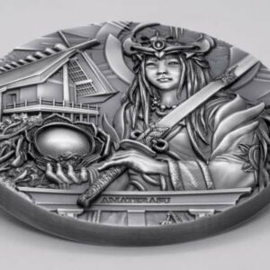 2021 Amaterasu Goddess of the Sun and Universe High Relief Silver Coin