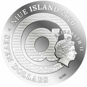2020 Niue 3 Ounce Matrix Art Gustav Klimt Golden Tears Silver Proof Coin