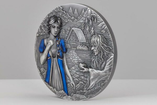 Snow White Ultra High Relief Silver Coin