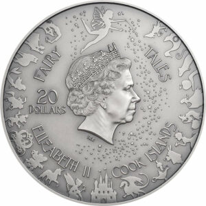 2021 Cook Islands 3 Ounce Snow White Ultra High Relief Color Silver Coin