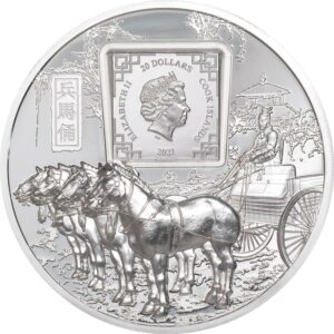 Terracotta Warriors Ultra High Relief 3 Ounce Silver Proof Coin