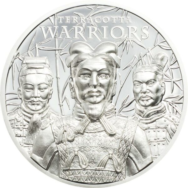 2021 Cook Islands 1 Ounce Terracotta Warriors Ultra High Relief Silver Proof Coin