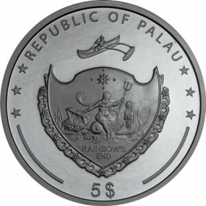 2021 Palau 1 Ounce Magical Lamp - 1010 Nights Silver Coin