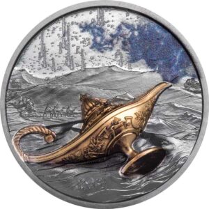Magic Lamp Black Proof Silver Coin