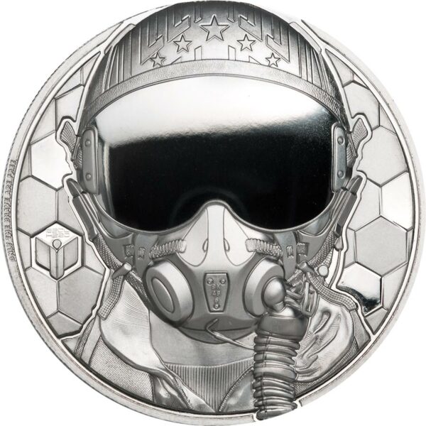2020 Cook Islands 1 Ounce Real Heroes - Fighter Pilot Ultra High Relief Platinum Proof Coin