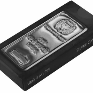 Germania 1000 Gram .999 Silver Cast Bar