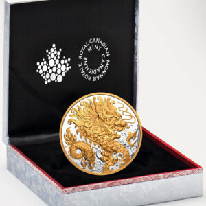 2021 Triumphant Dragon Gold Plated Silver Proof Coin