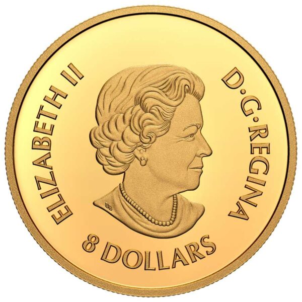 2021 Canada 1 Gram Triumphant Dragon .9999 Gold Proof Coin