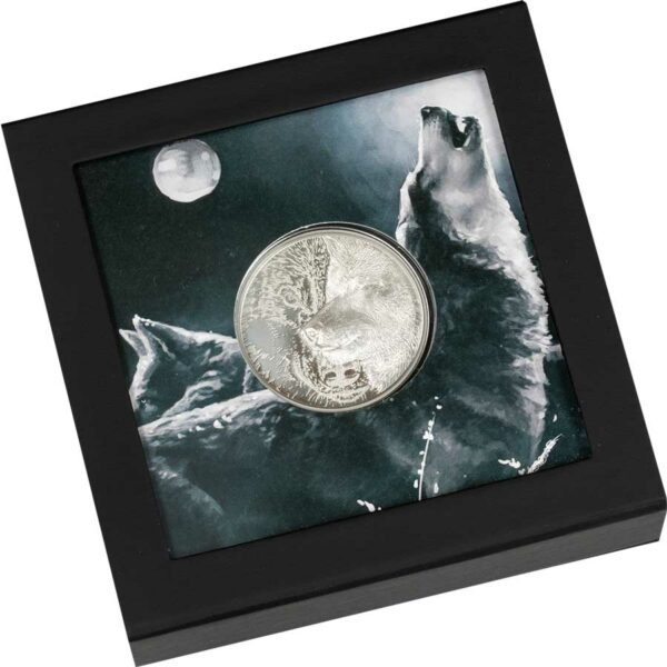 Mystic Wolf Ultra High Relief Silver Proof Coin