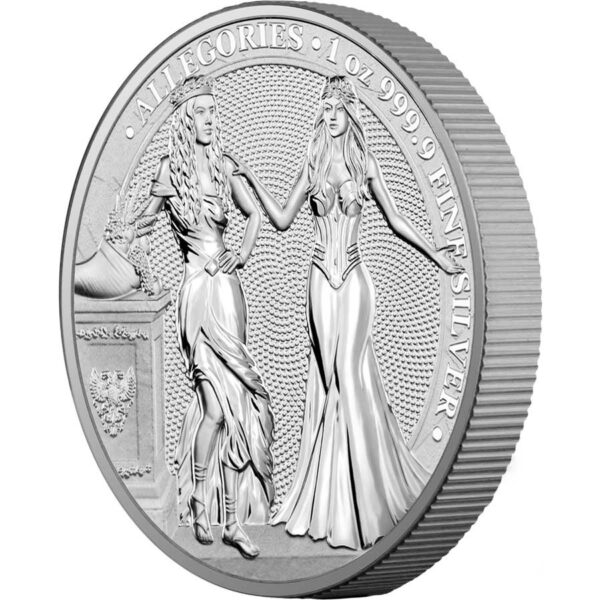 2020 Germania 1 Ounce Allegories Italia & Germania Silver Coin