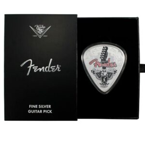 2021 Fender Guitar Pick Silver Coin