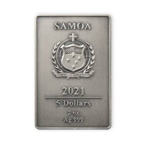 2021 Samoa 2 Ounce Havana City Edition Silver Coin